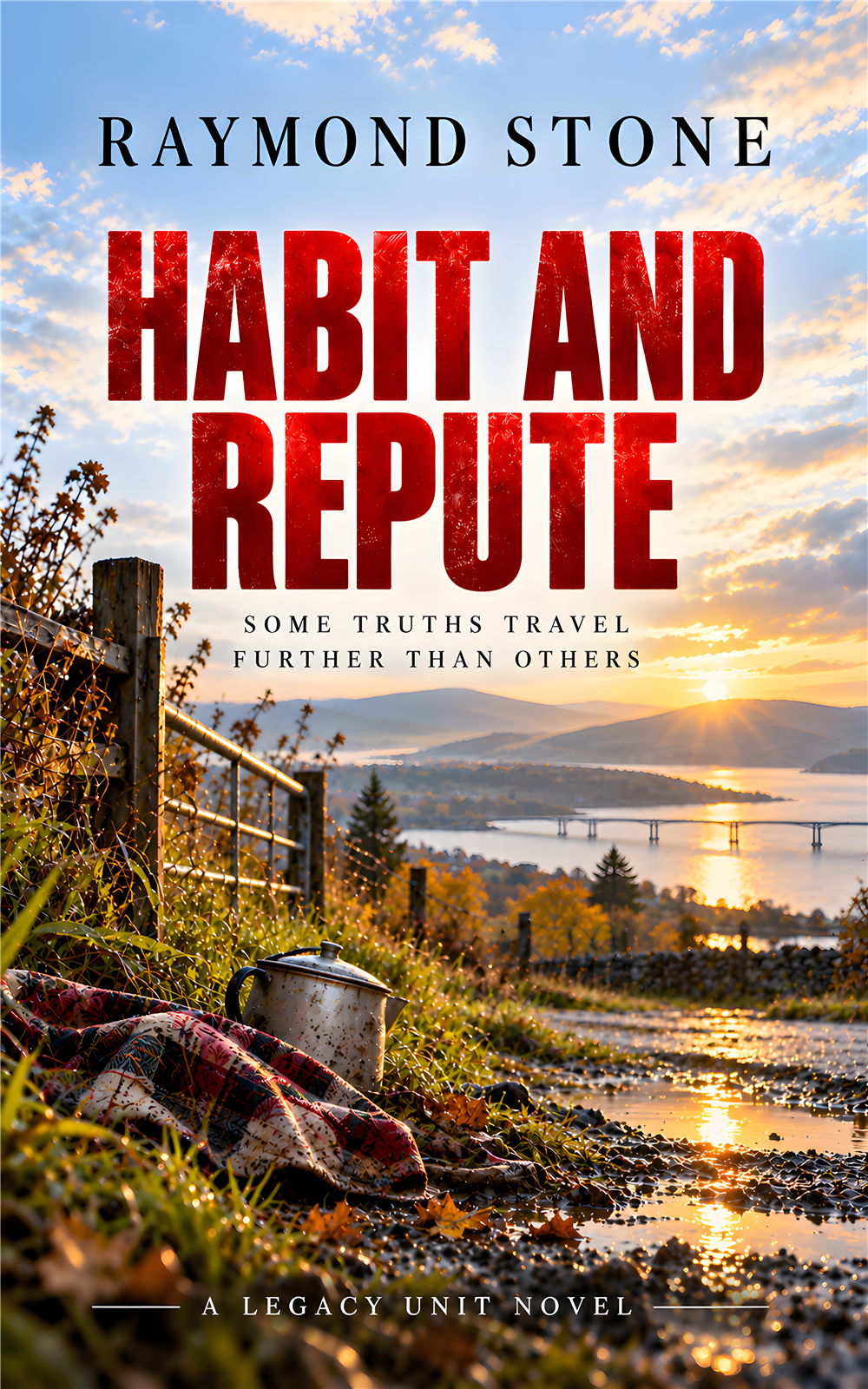 Cover of Habit and Repute, a Scottish crime novel by Raymond Stone